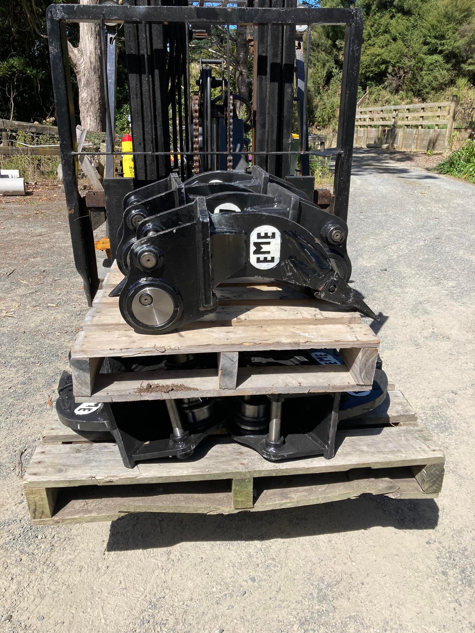 wheel loader working